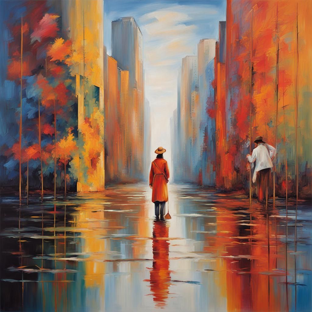 Artist Shaping Destiny on Canvas of Life