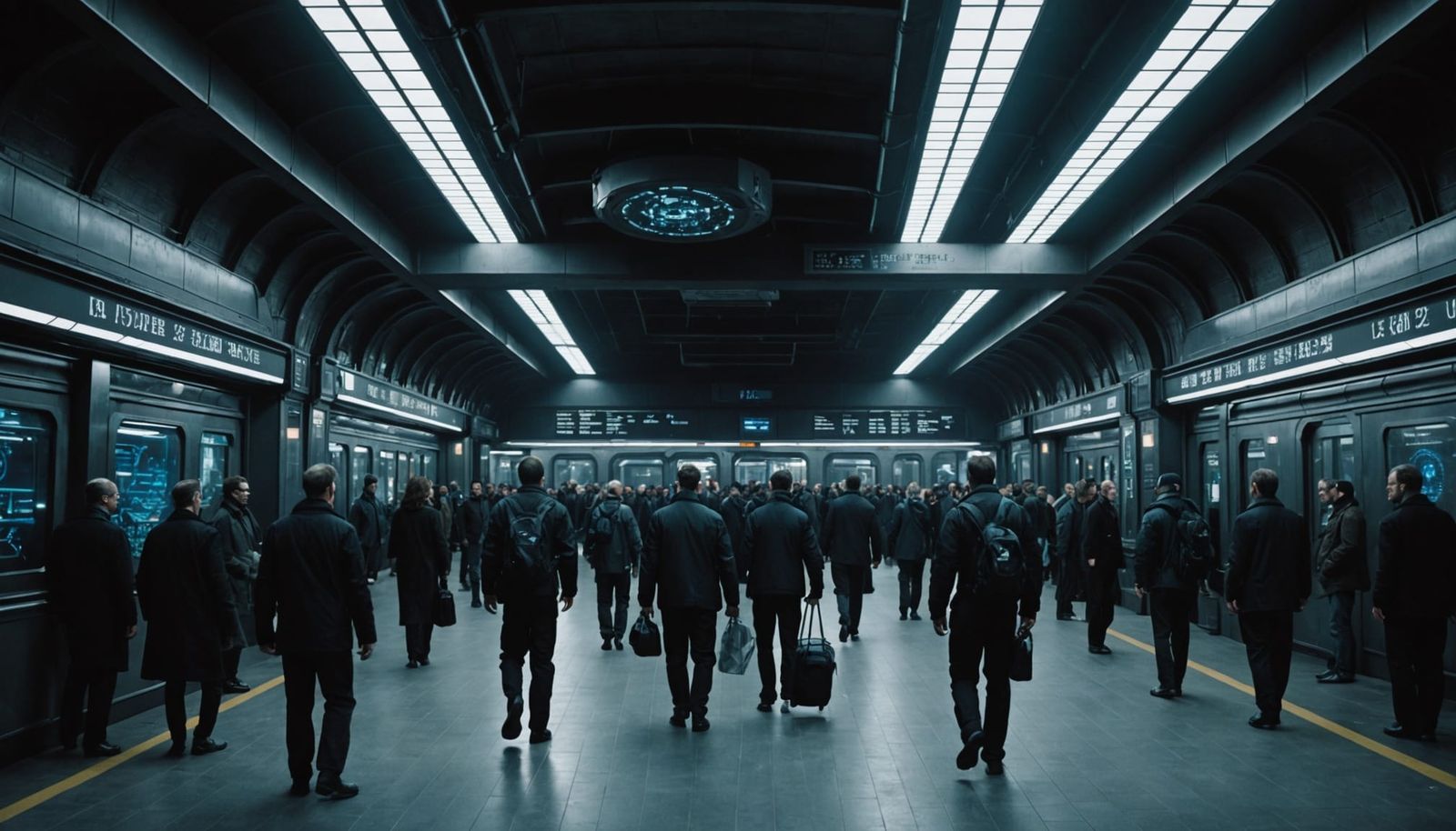 Hidden Interstellar Transit Hub Beneath Train Station