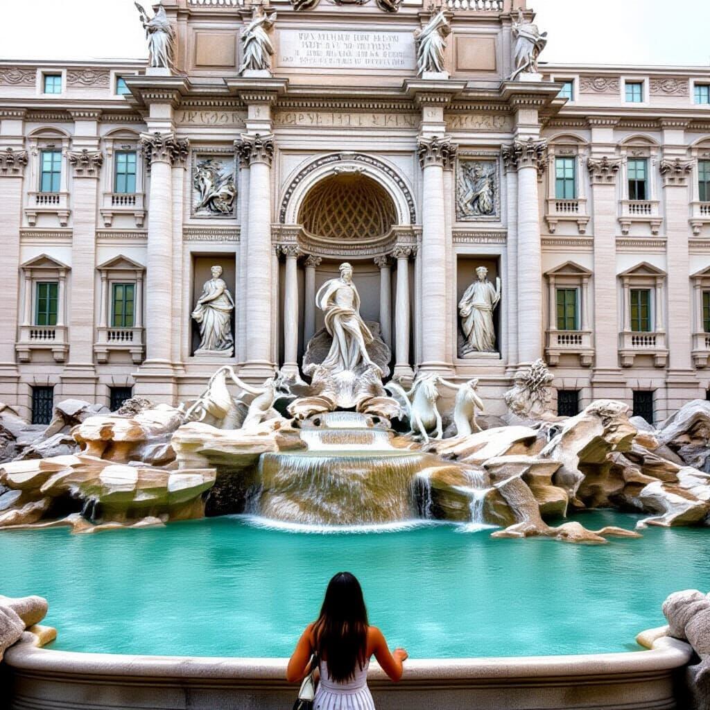AI Image of the Trevi Fountain