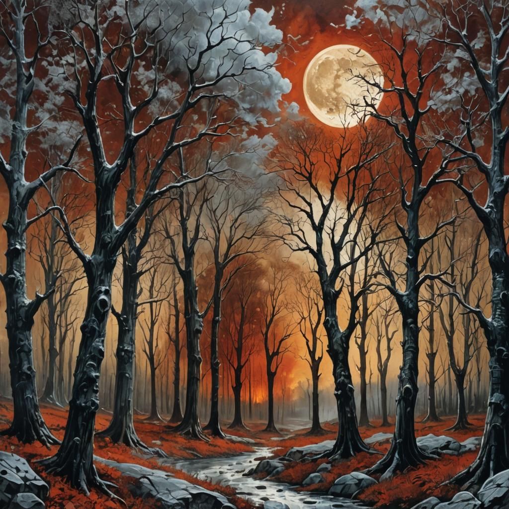 Detailed Impasto Painting in Classical Style