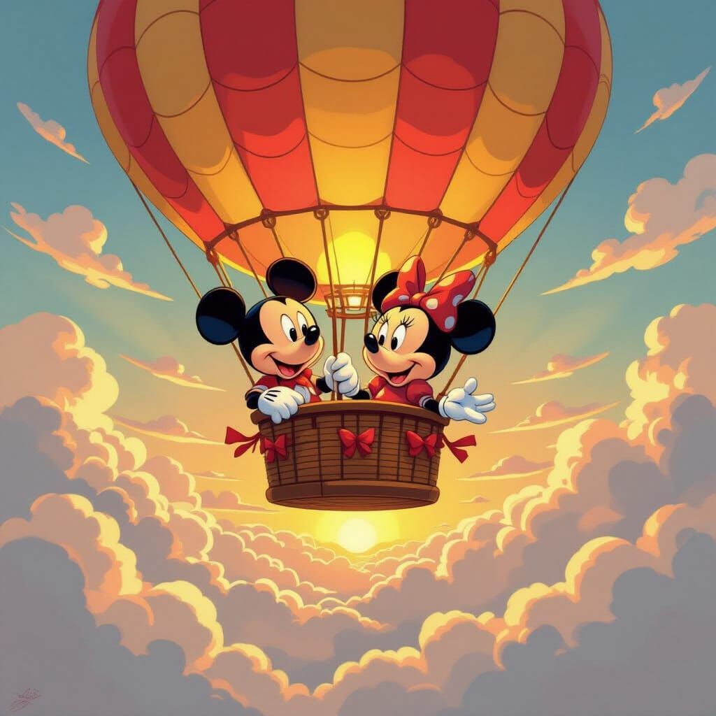 Mickey and Minnie's Hot Air Balloon Adventure