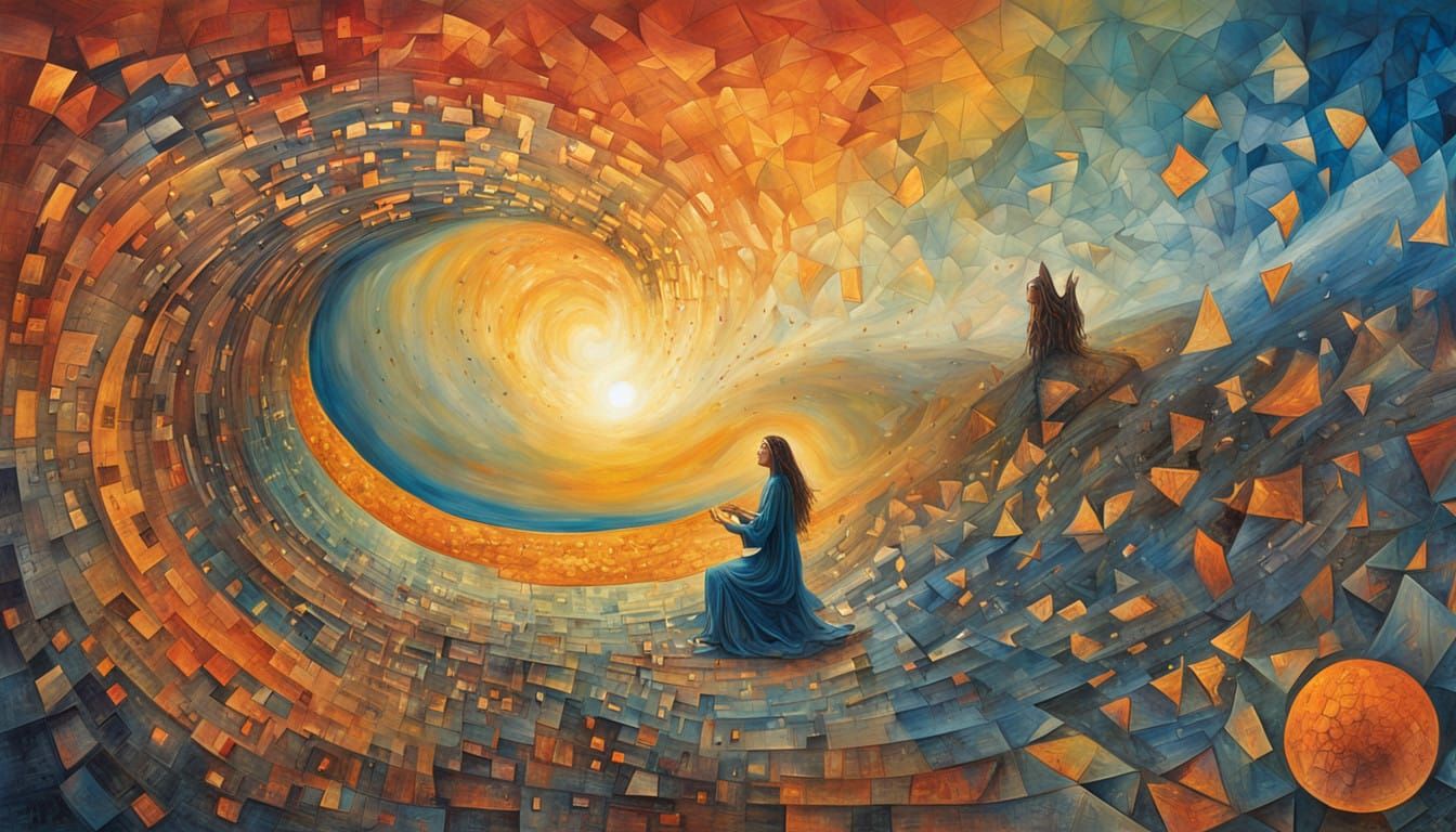 Surreal Fragmented Sculpture in Bio Art Style