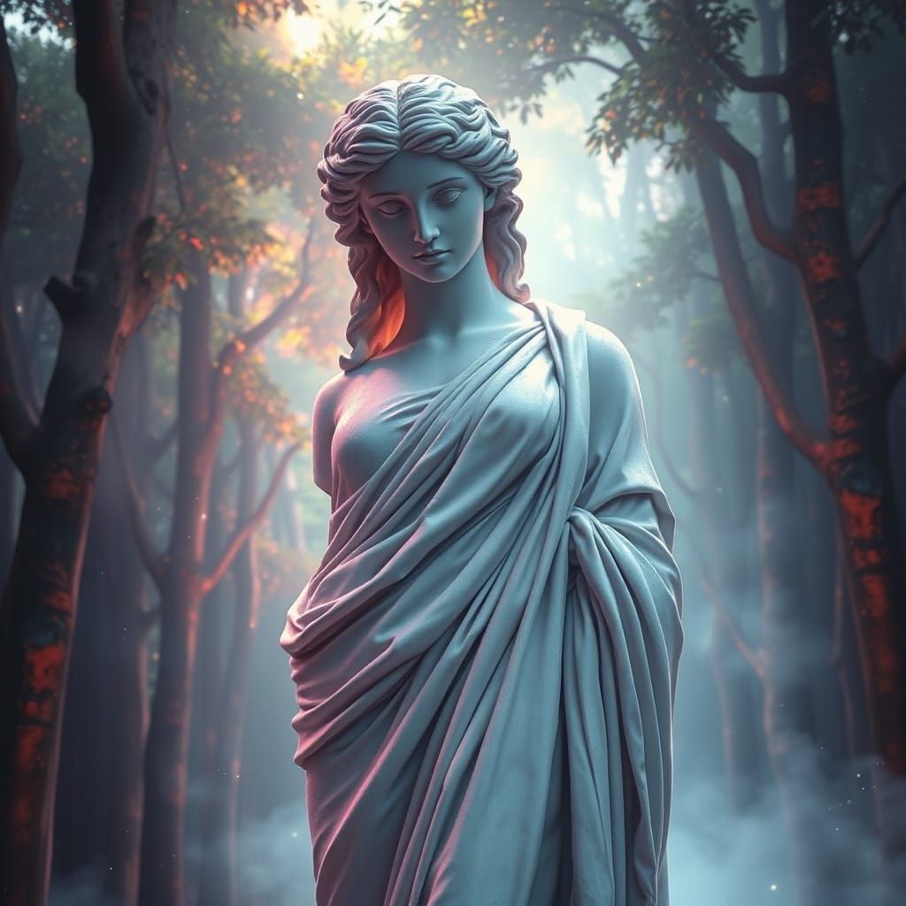 Greek Goddess Statue Weeping Starlight Tears