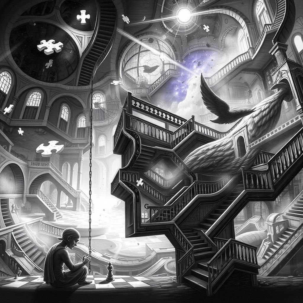 Surreal Unusual Chess Boards Puzzle Art Games Uncanny Valley...