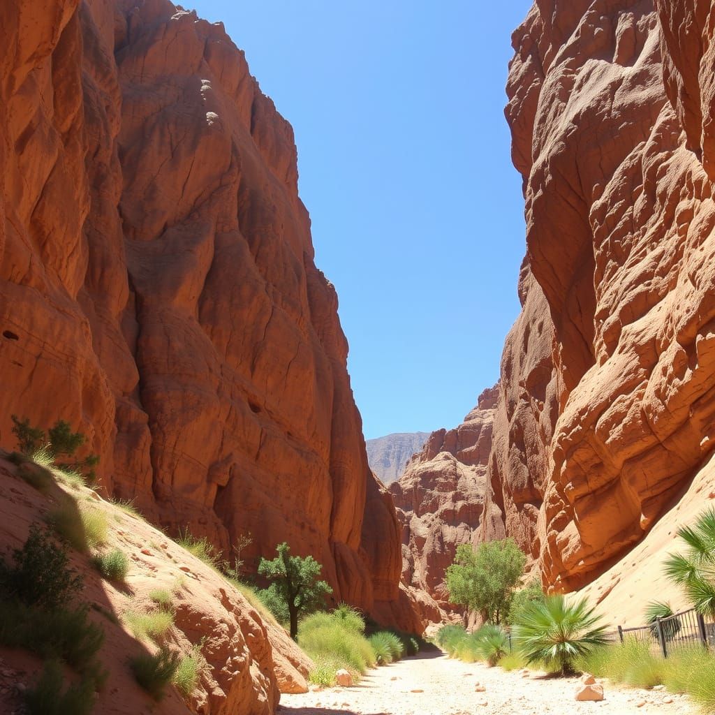 Byzal Canyon in Futuristic Najiba Landscape