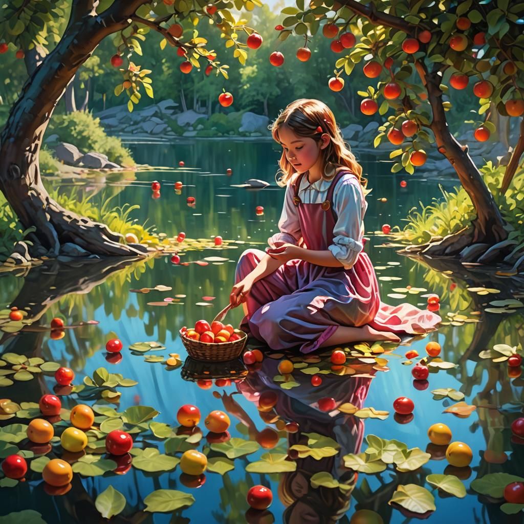 Enchanted Lake: A Candy Art Adventure