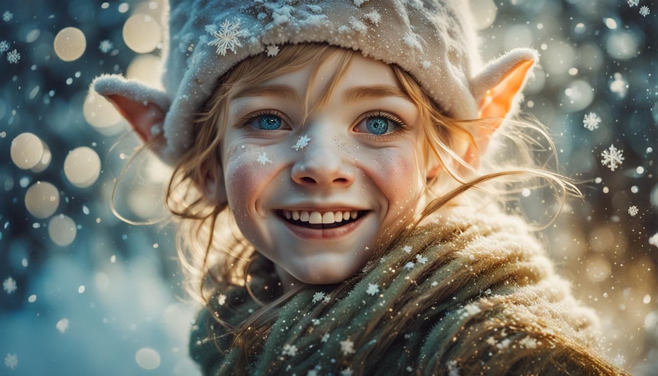 Enchanting Elf Dances in Winter Magic