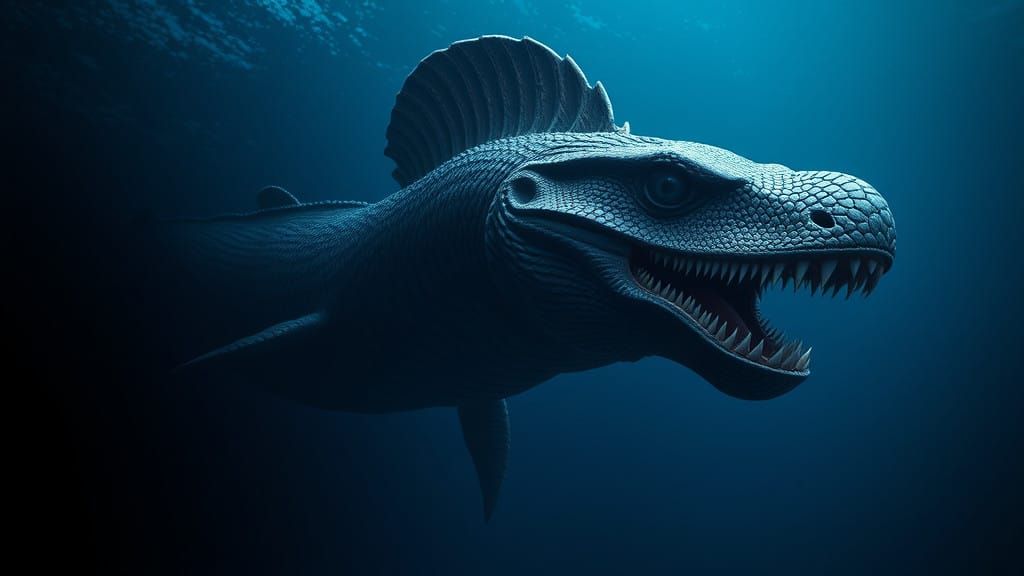 Elasmosaurus Leviathan in Epic Oceanic Splendor