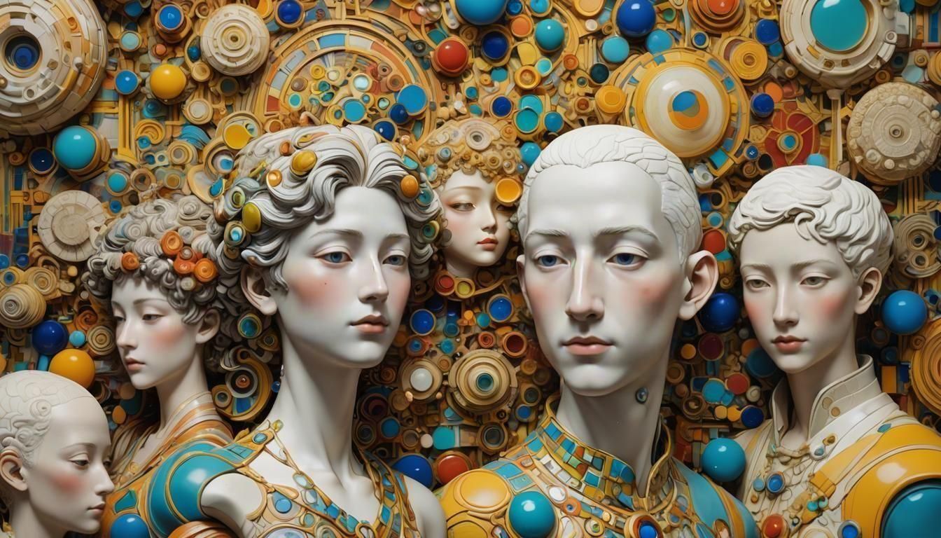 Hyperrealistic Anime Character Portrait in Vibrant Colors