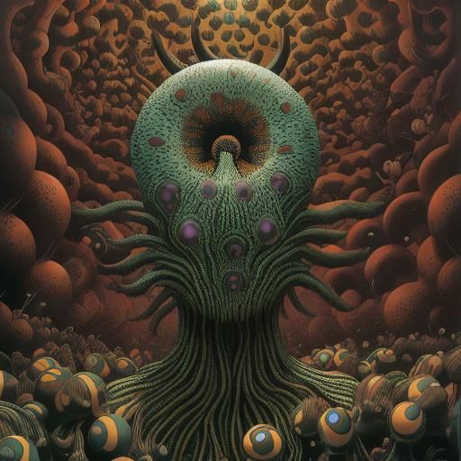 Surreal Comic Book Art Fusion Inspired by Masters