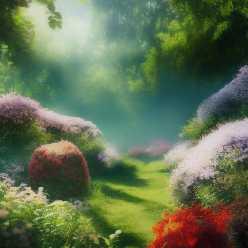 Enchanting Secret Flower Garden