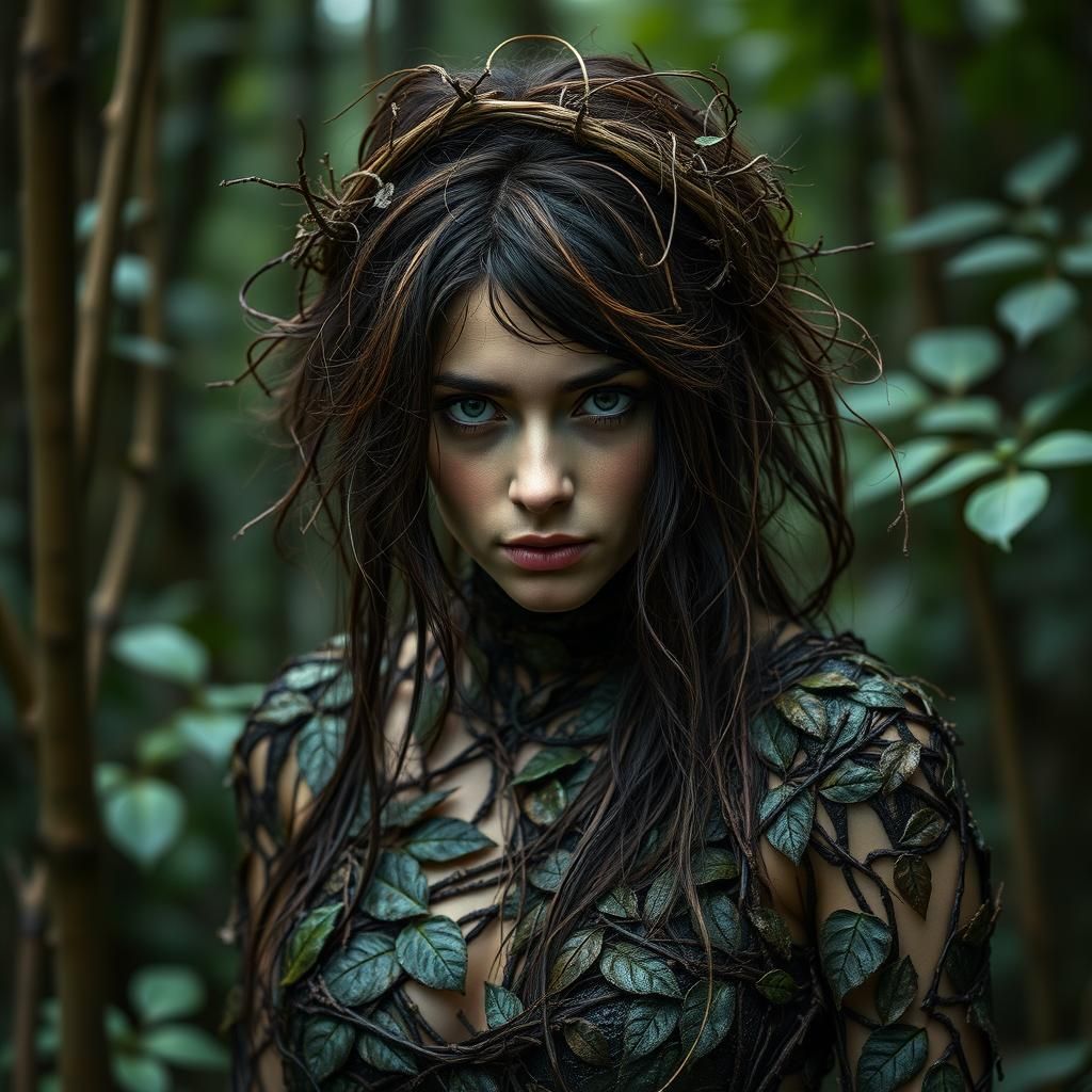 Muddy Forest Maiden with Thorns