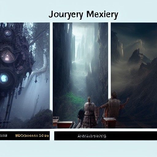 Epic Journey in a Dramatic Digital Painting