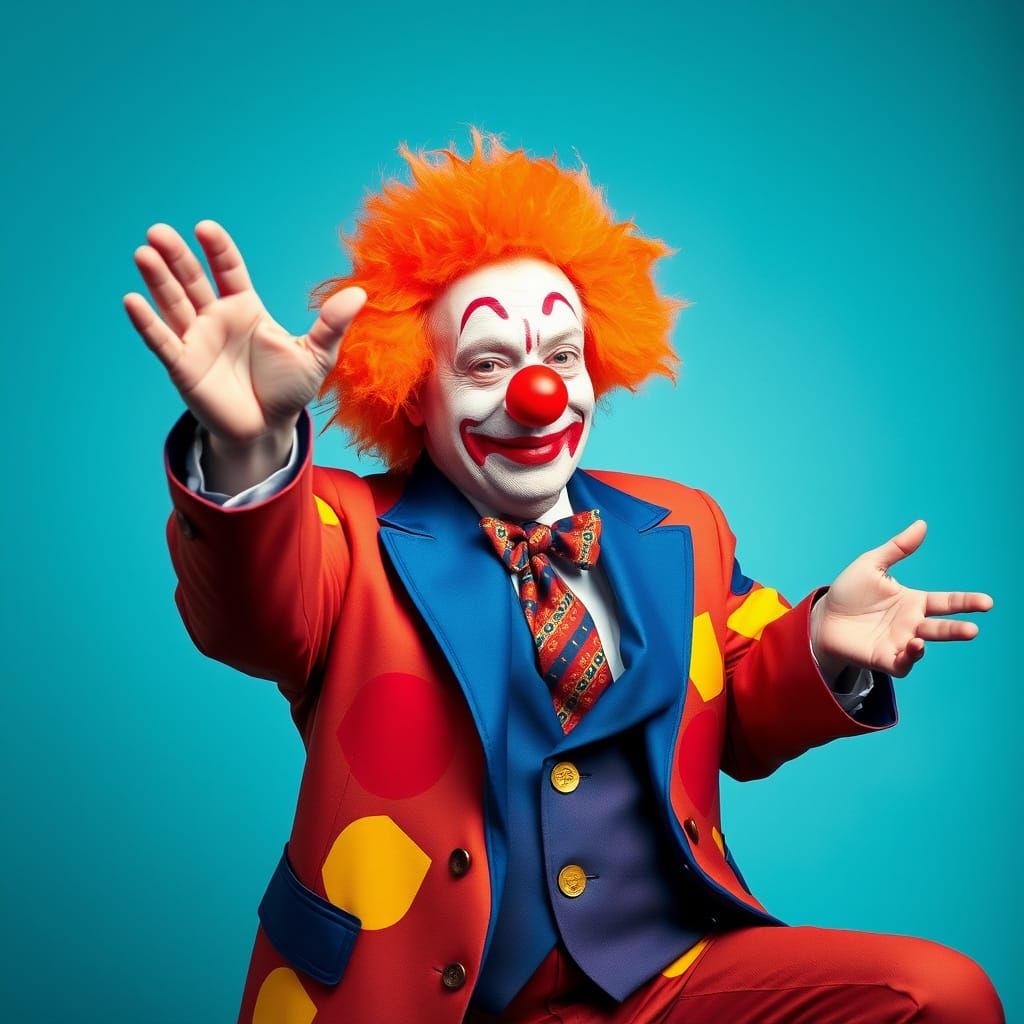 mark Carney as a clown