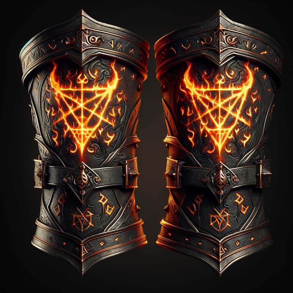 Infernal Runes Glow on Dark Iron Bracers
