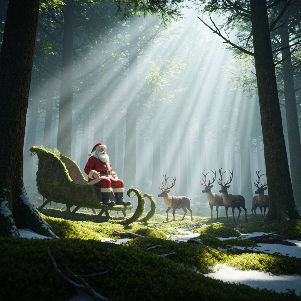 Santa's Magical Forest Sleigh Repair