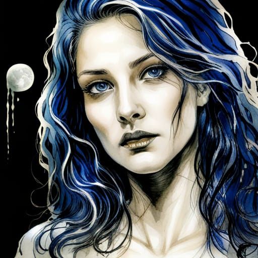 Ghost of a Student Lady in Dark Academia