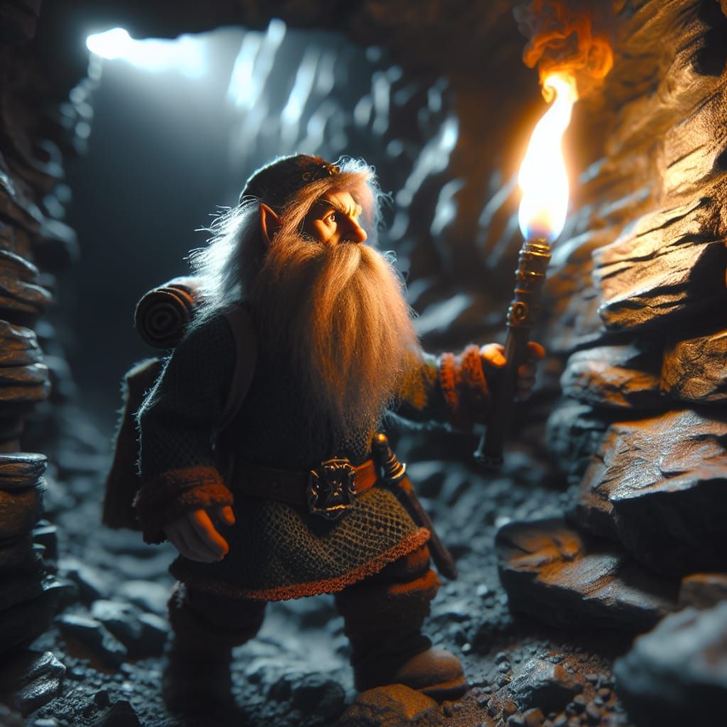 Dwarf's Torch Illuminates Mysterious Mine