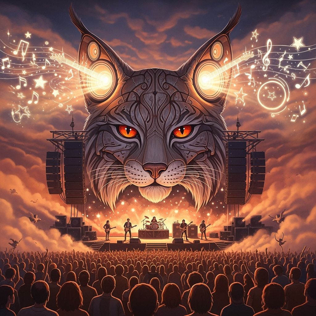 Lynx Stage Concert in Airbrushed Biomechanical Style