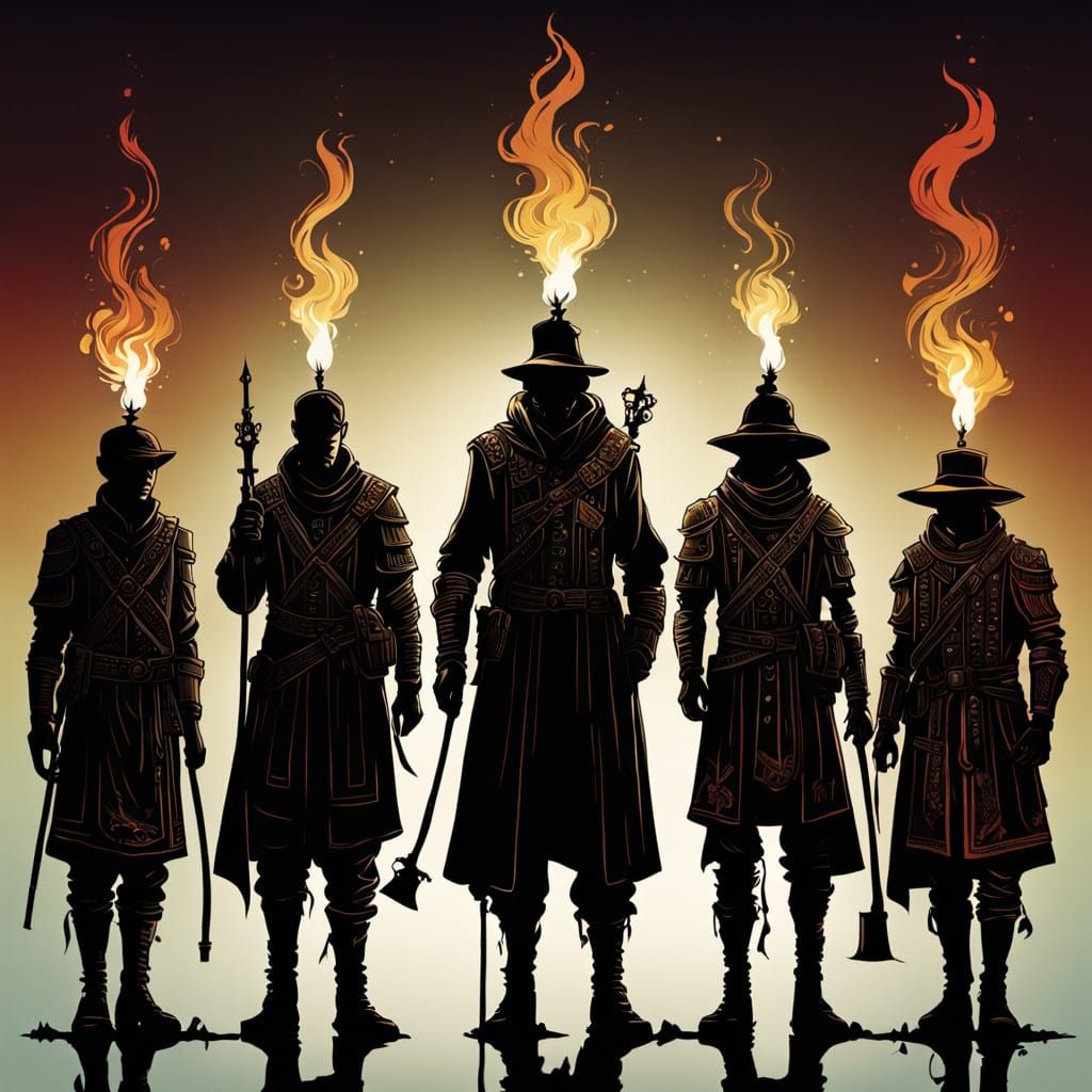 Vigilant Heroes Illuminate the Shadows in a Fantastical Land...