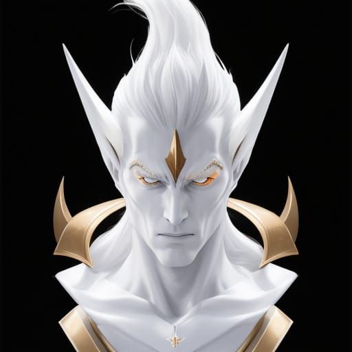 Mysterious Silver-Haired Warrior in Desolate Underworld