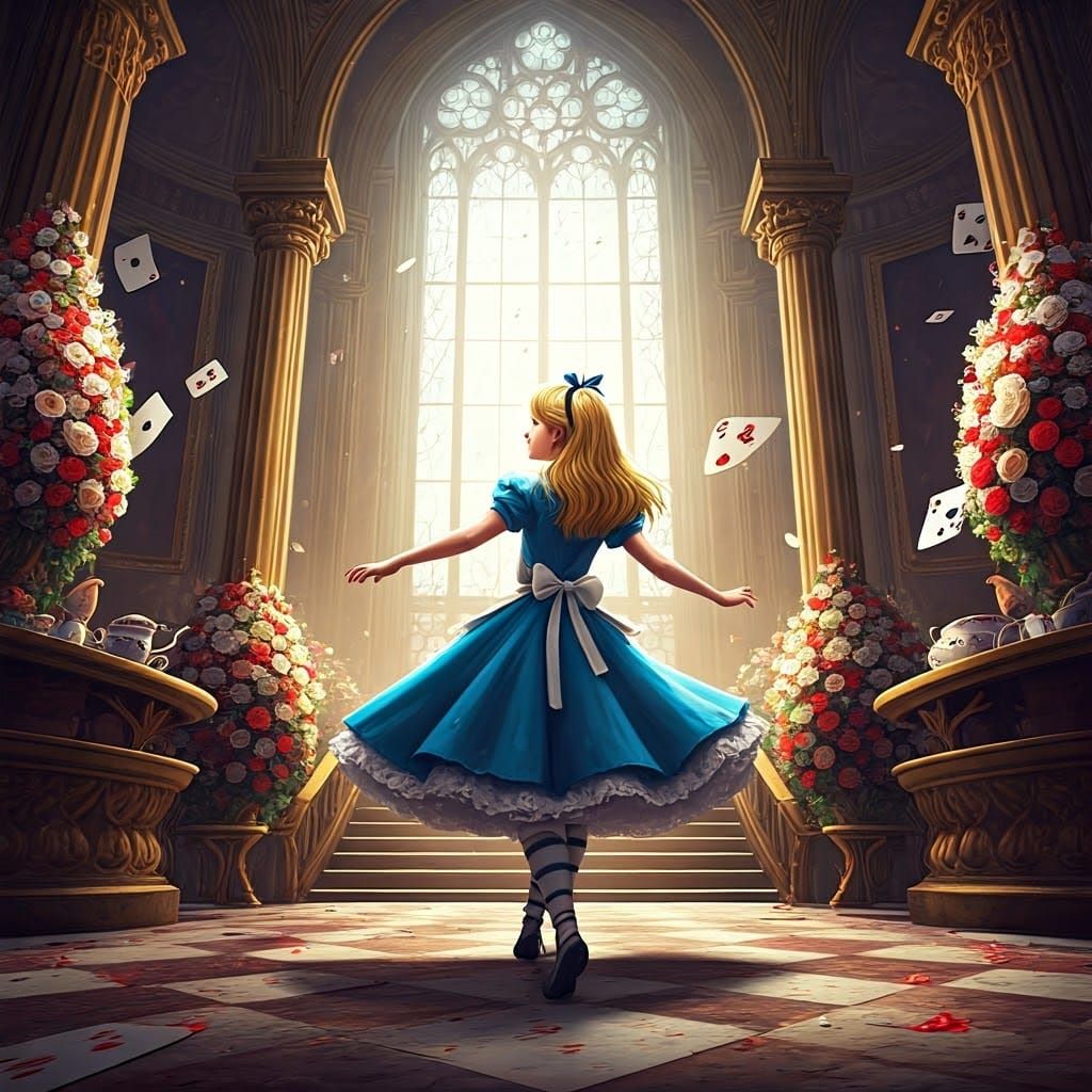 Alice in Wonderland: Dreamlike Ballroom Dance