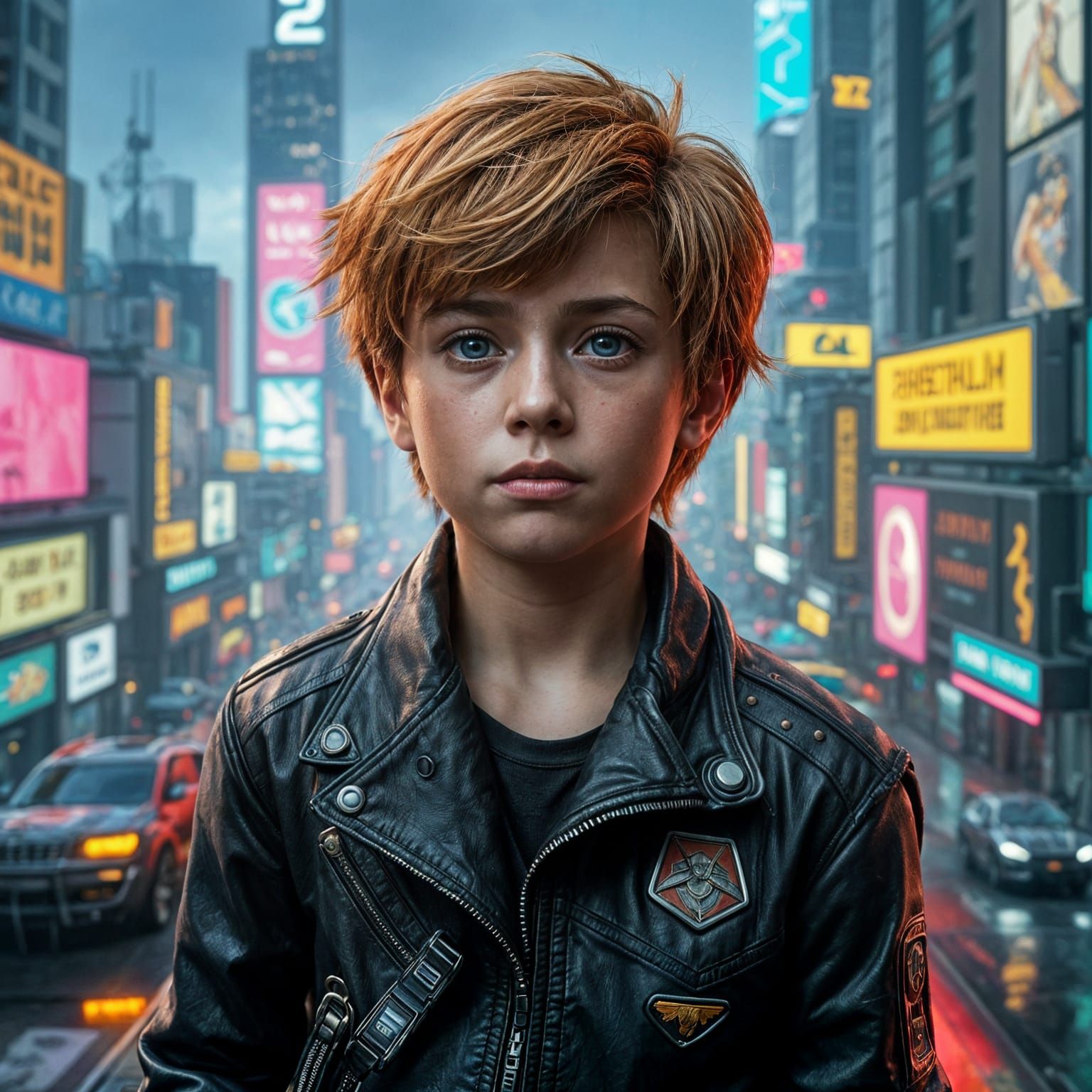 Cyberpunk Adolescent Blends Elroy Jetson and Will Robinson i...