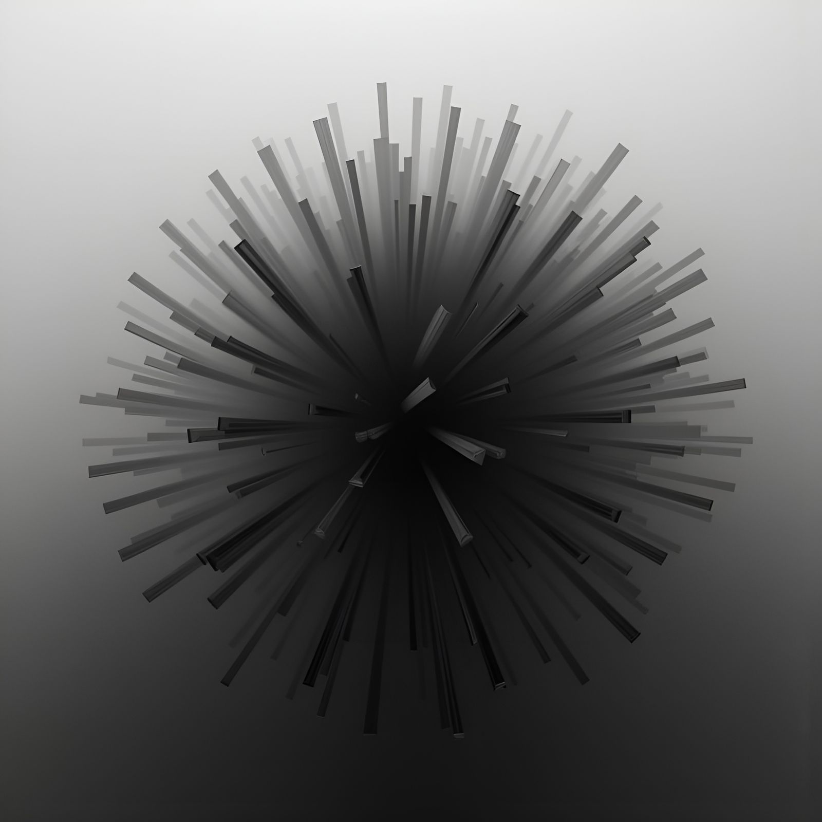 Mysterious Shadowy Horde in Darkened Haze