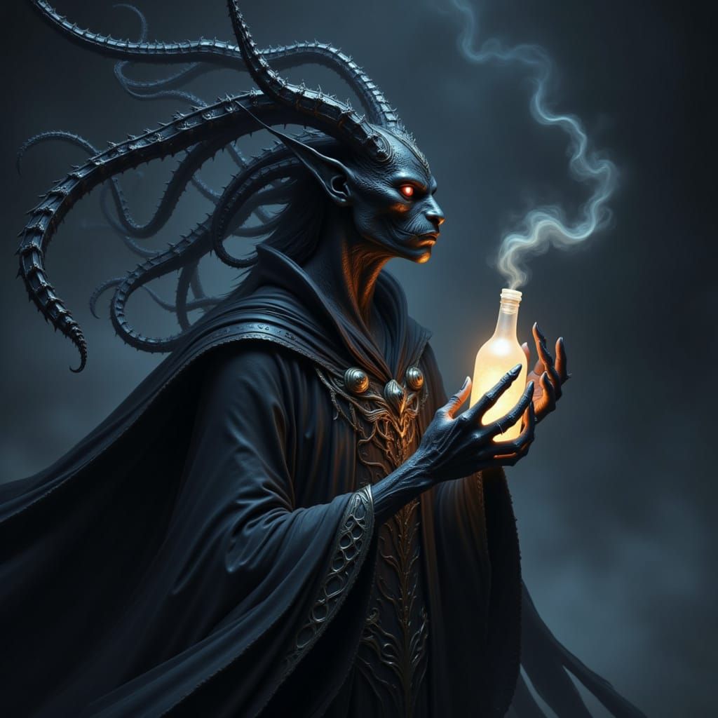 Eldritch Sorcerer Embarks on Celestial Journey