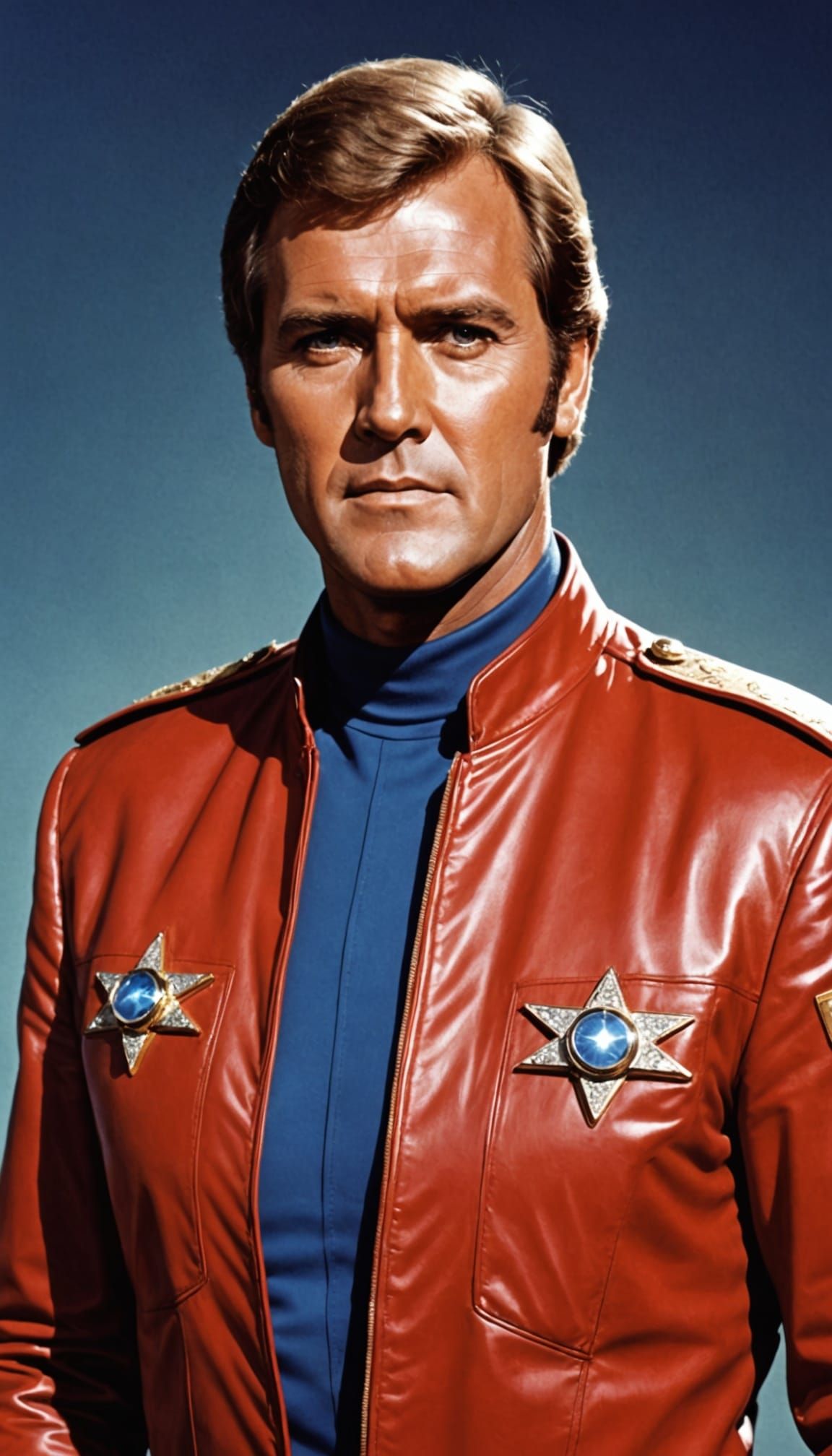 The Bionic Man in Cyberpunk Style