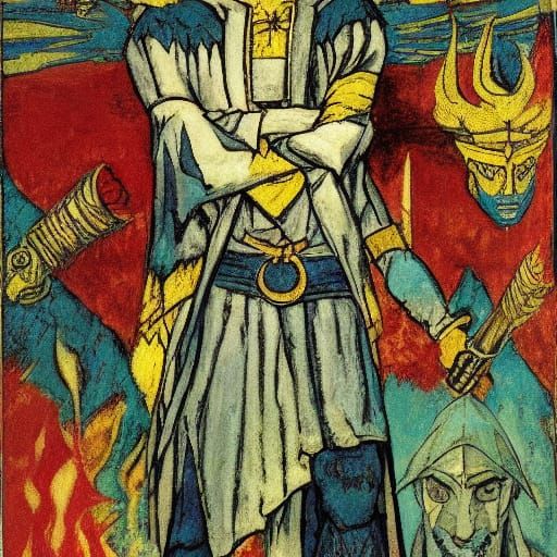 Vampire Lord Wields Ancient Elemental Sword