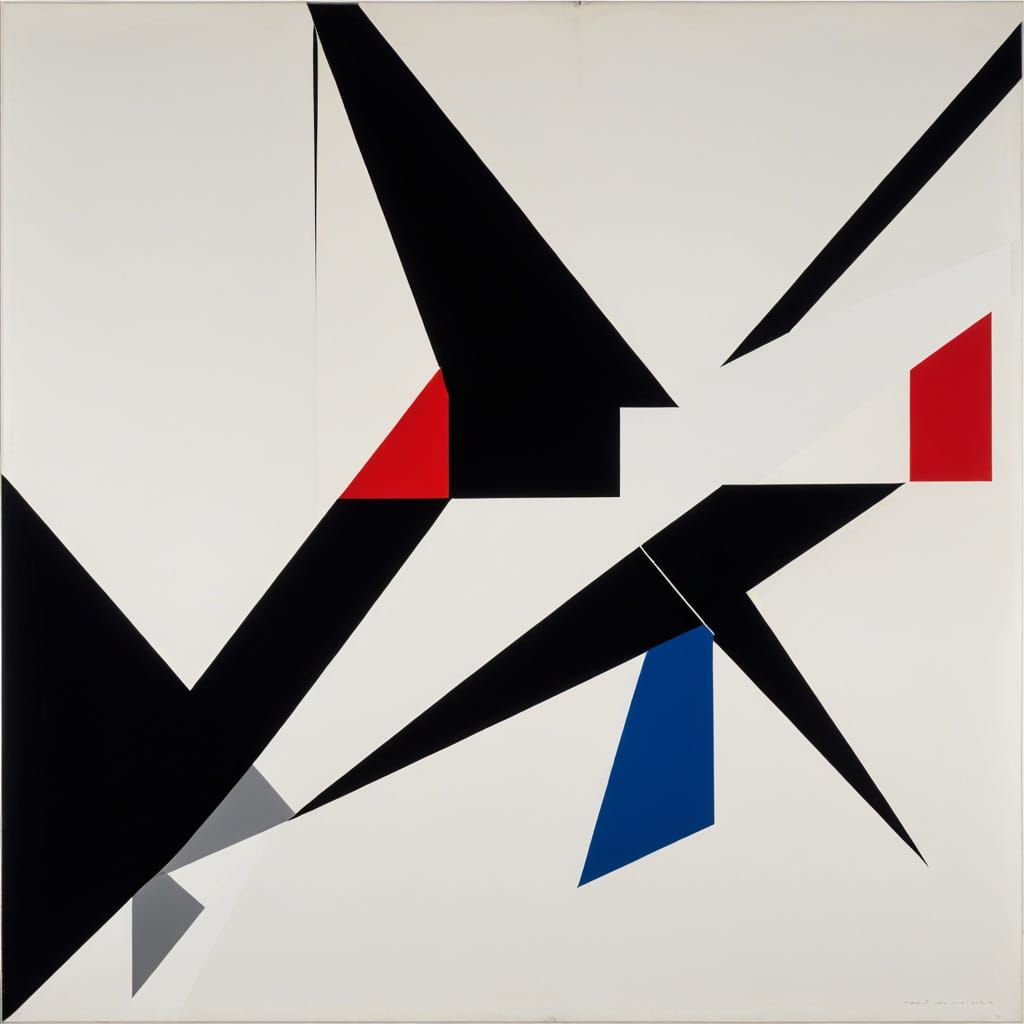 Geometric Abstraction with Constructivist Lines