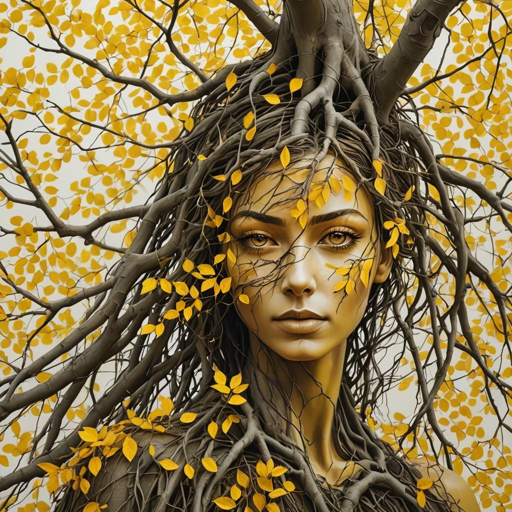 Tellervo, the goddess of the woods in Finnish mythology