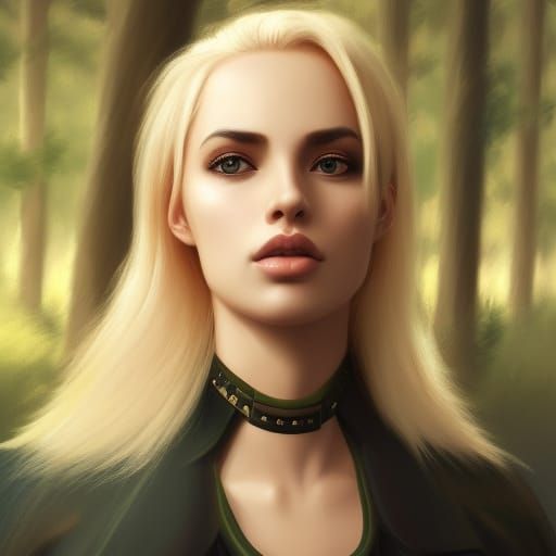 Attractive Turkish Person in Forest, Hyperdetailed Art