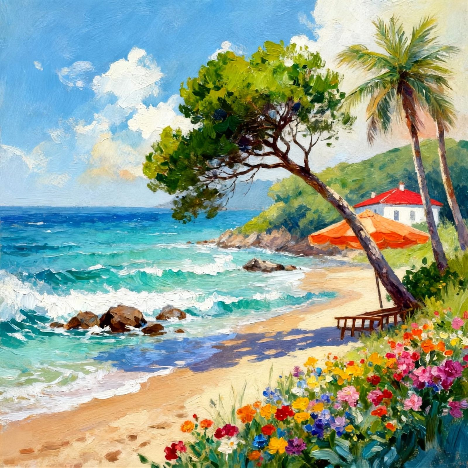 Serene Seaside Scenery