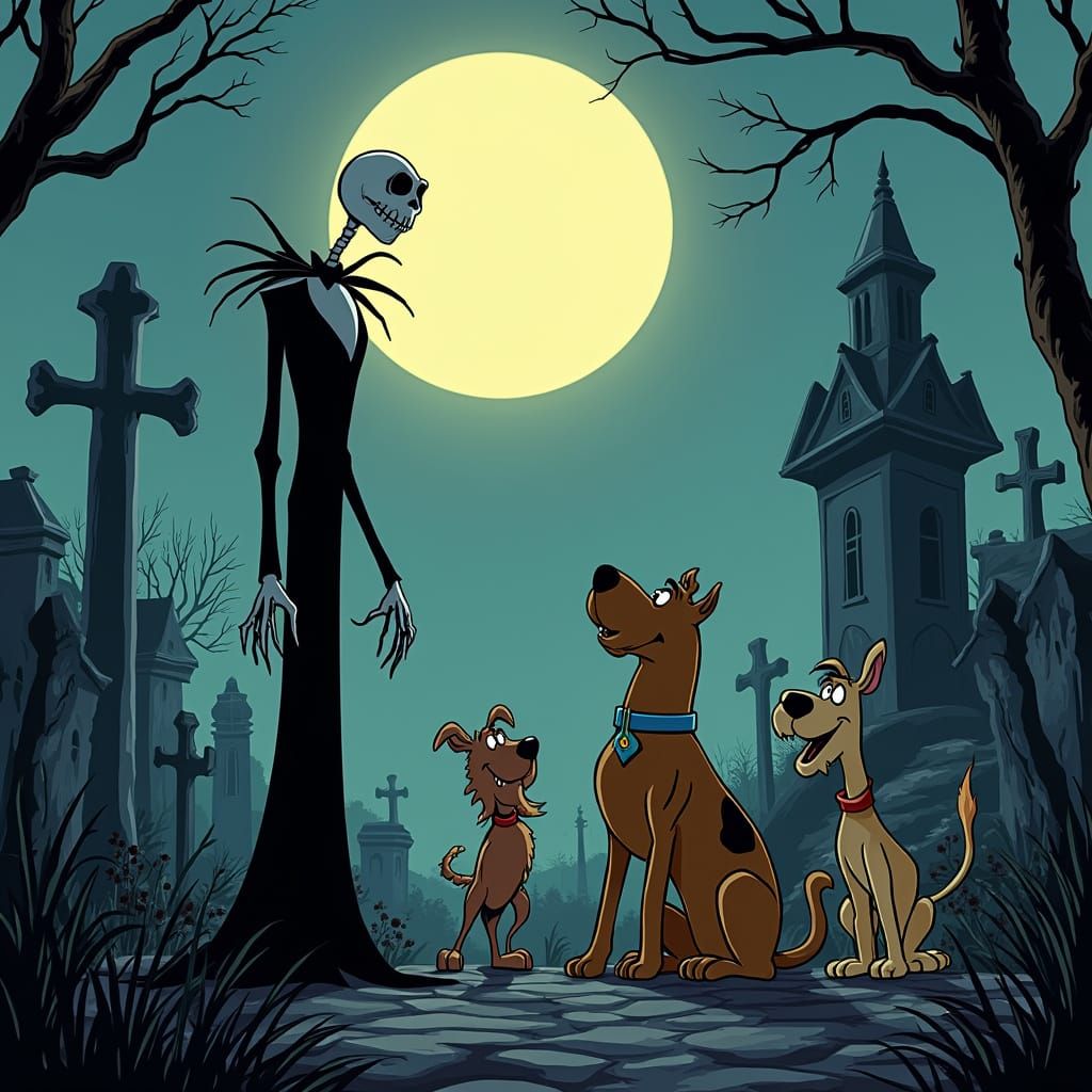 Scooby Doo Meets Nightmare Before Christmas Figure