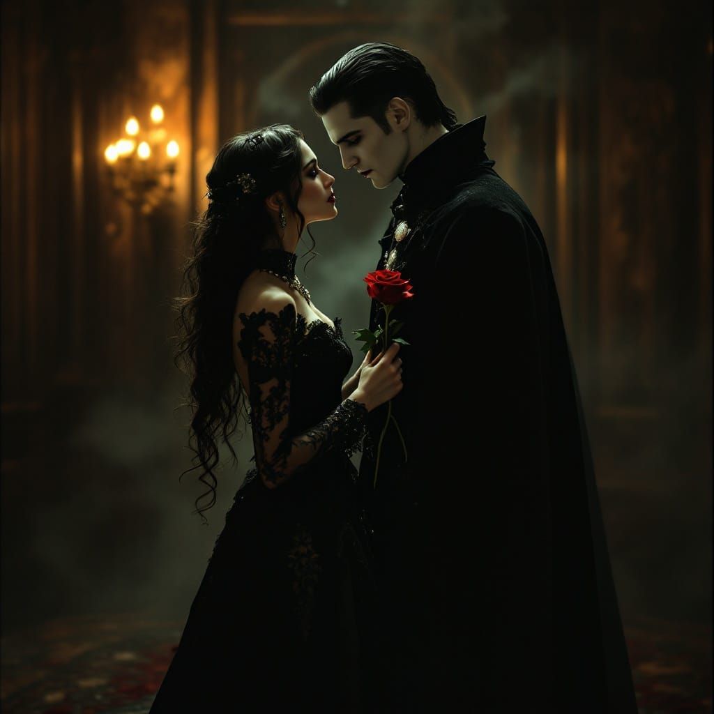Ethereal Gothic Romance in Victorian Splendor