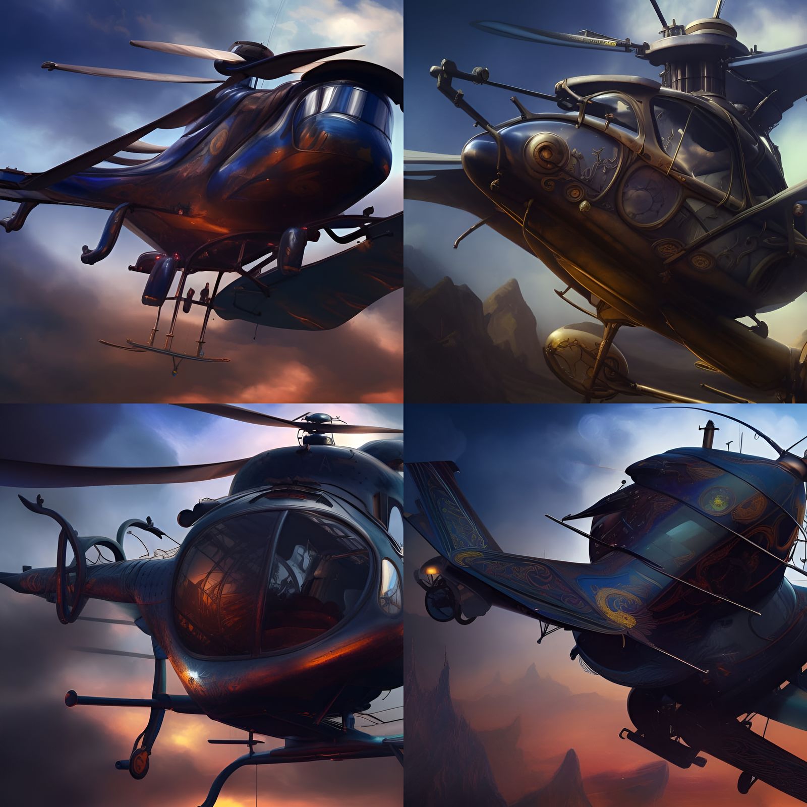 Art Nouveau Helicopter, evolved from Arch of Triumph 2