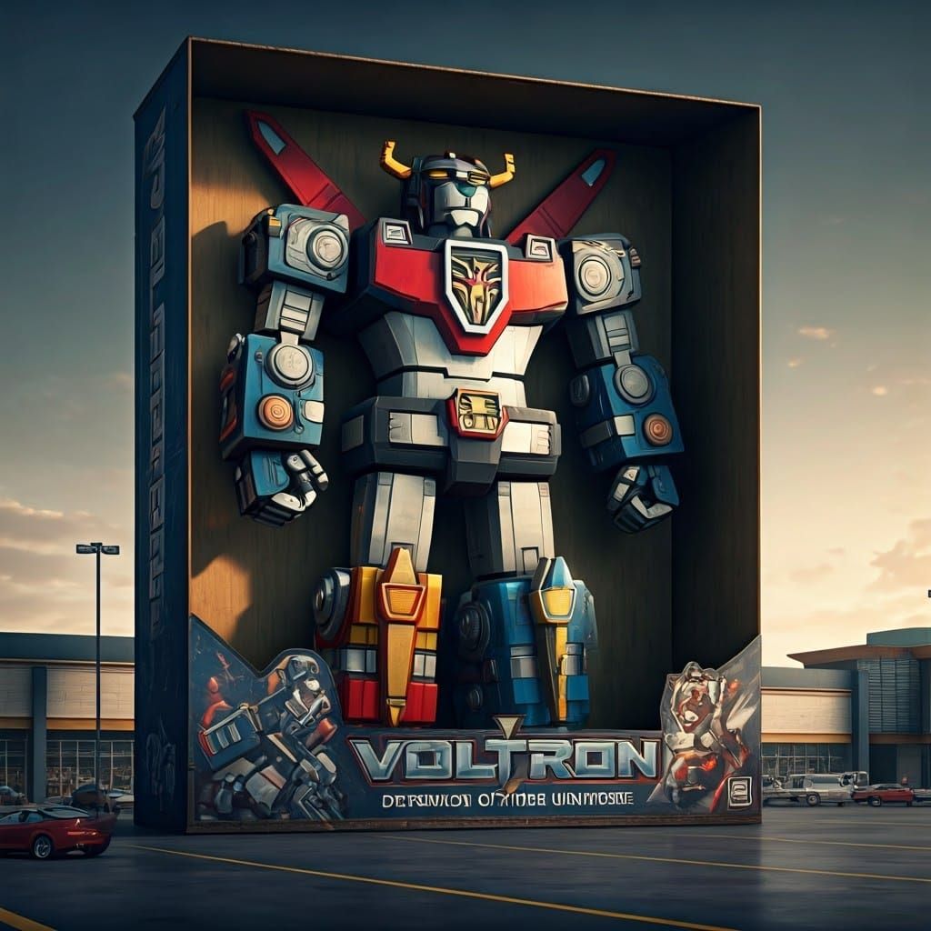 Hyper-Realistic Voltron Defender of the Universe