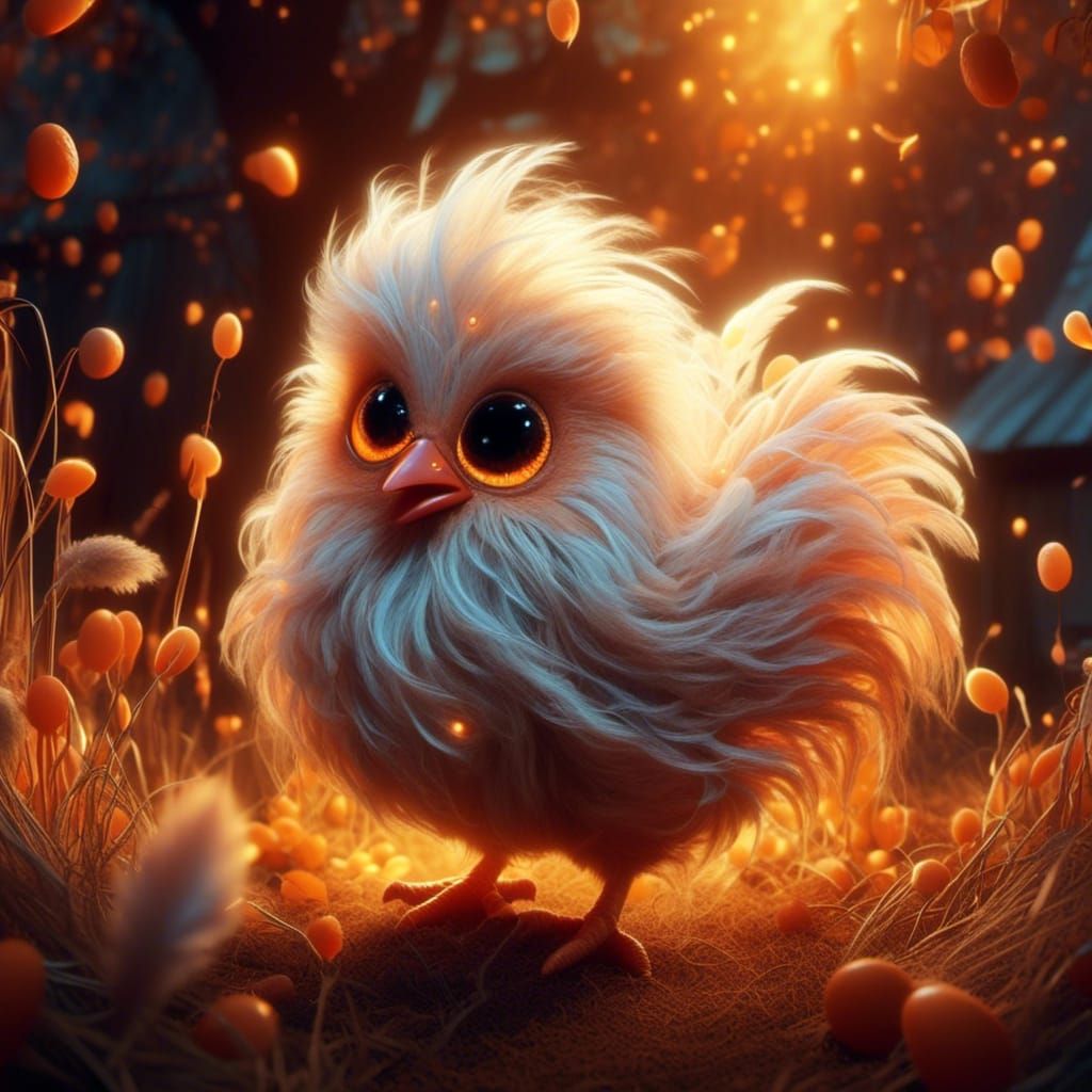Floofy chick