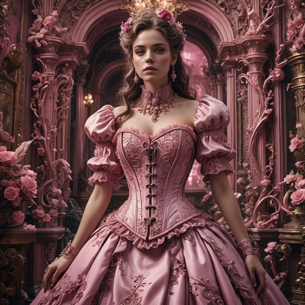 Pink Corset Dress