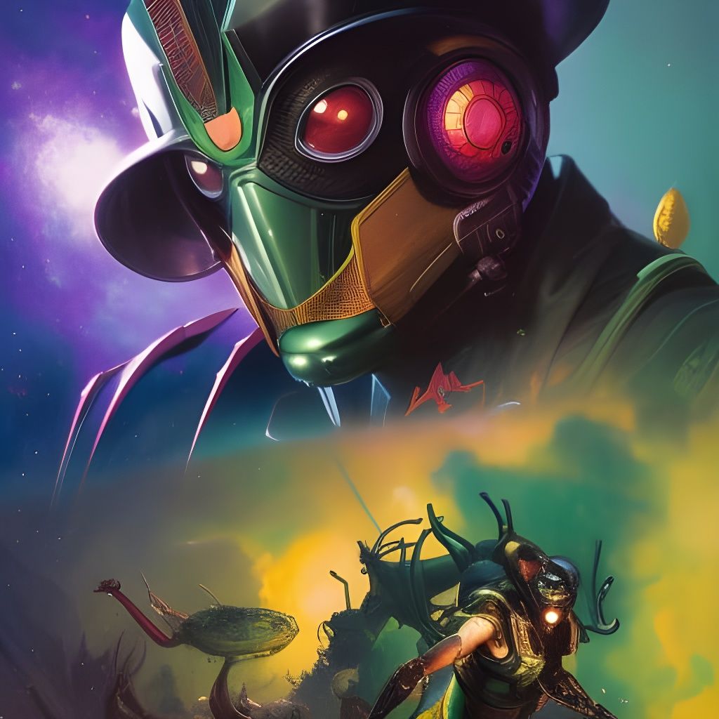 "The Praying mantis man" Marvel's Supervillains themed.