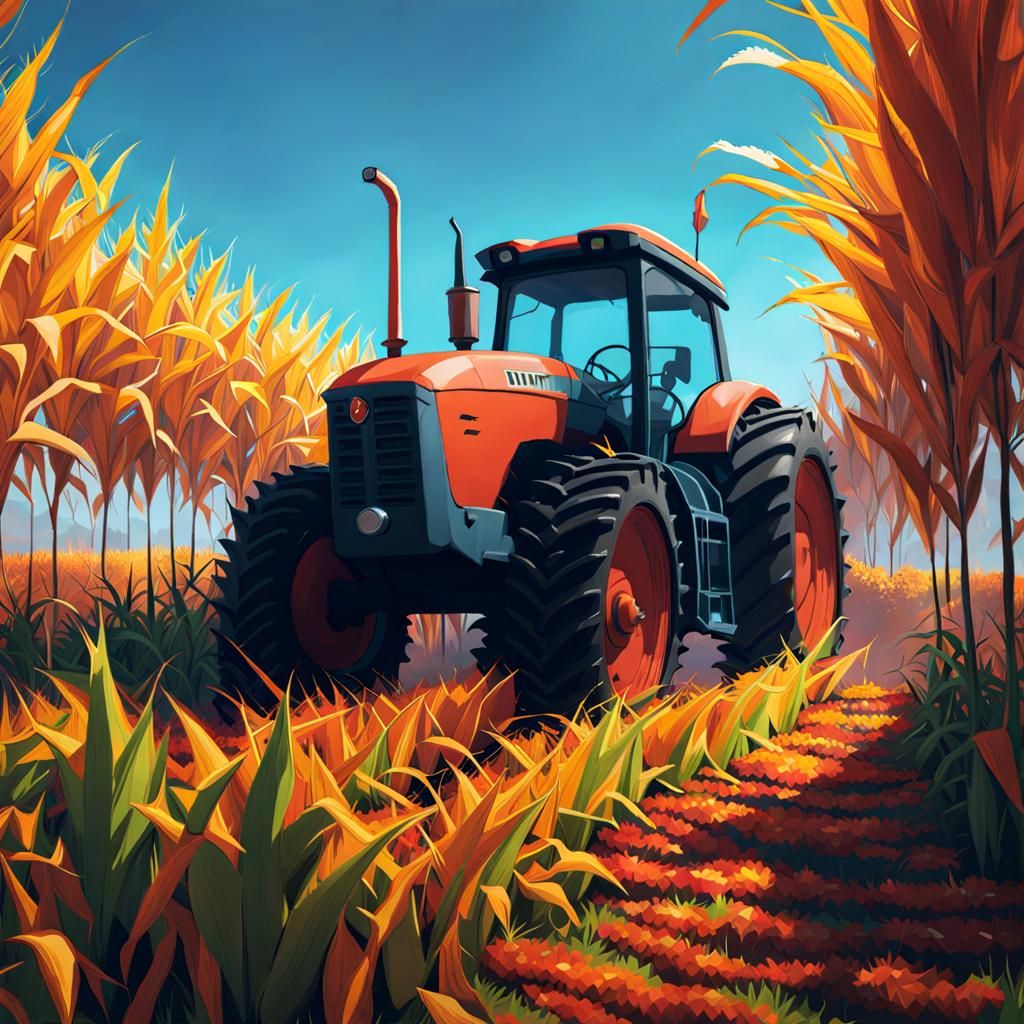 Fantasy Farmland in Hawaii: 3D Rendered Art