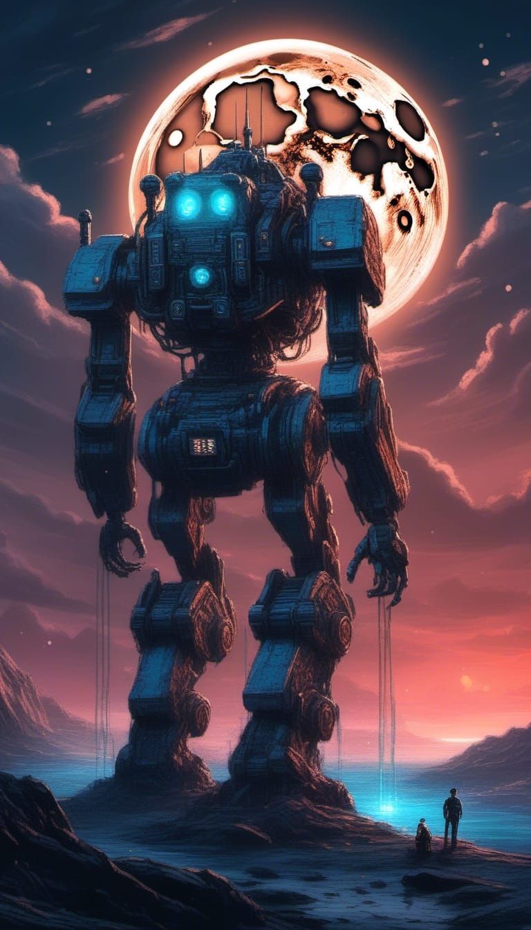 under the moon's glow Androids