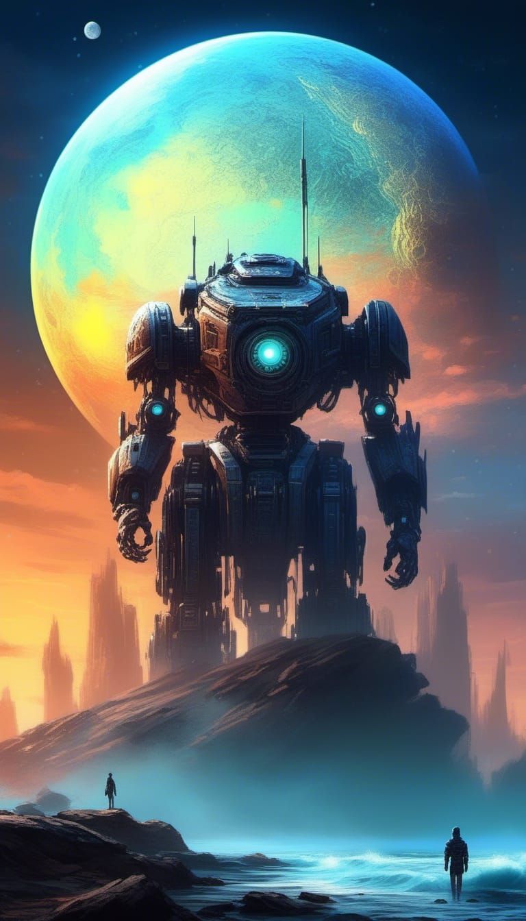 under the moon's glow Androids