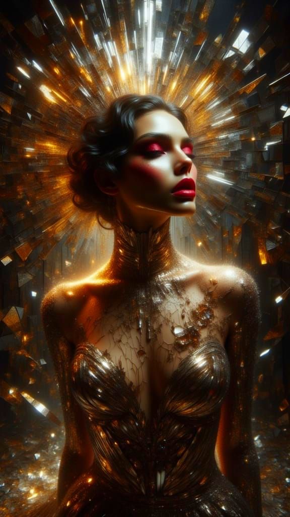 Divine Opulence: Hopeful Reflection in Sacred Fashion