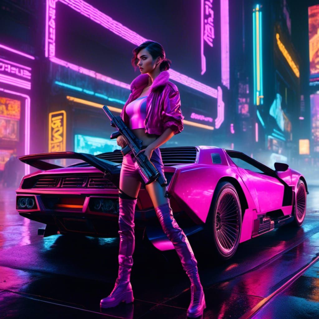 Neon Dreams and Fast Machines: A Cyberpunk Tale of Teen Rebe...