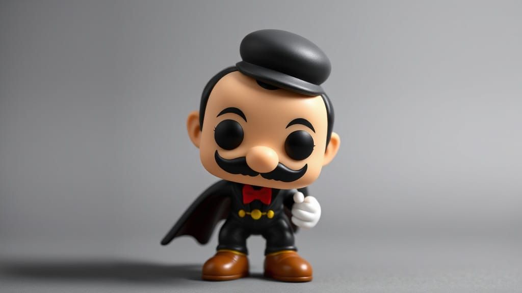 Surreal Luigi Funko Pop Art