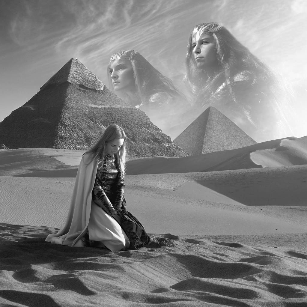 Norse Goddess in Golden Light