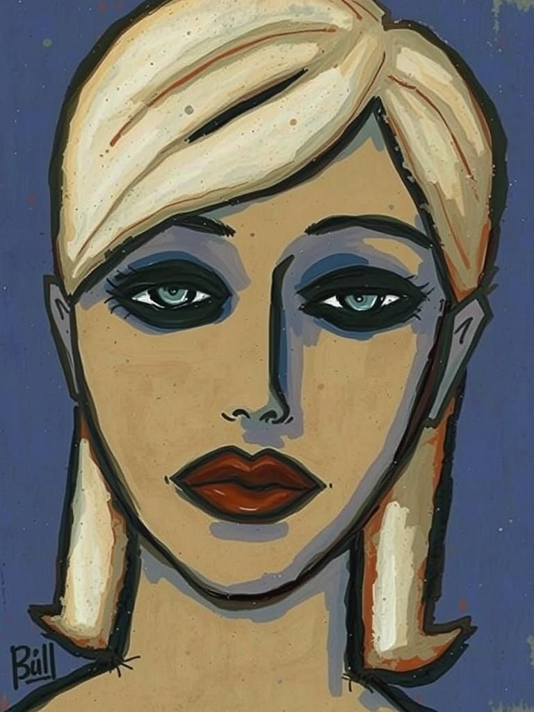 Ethereal Woman in Watercolor Dreamscape